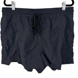 Calia Black athletic scrunch shorts High waist pockets Size Large